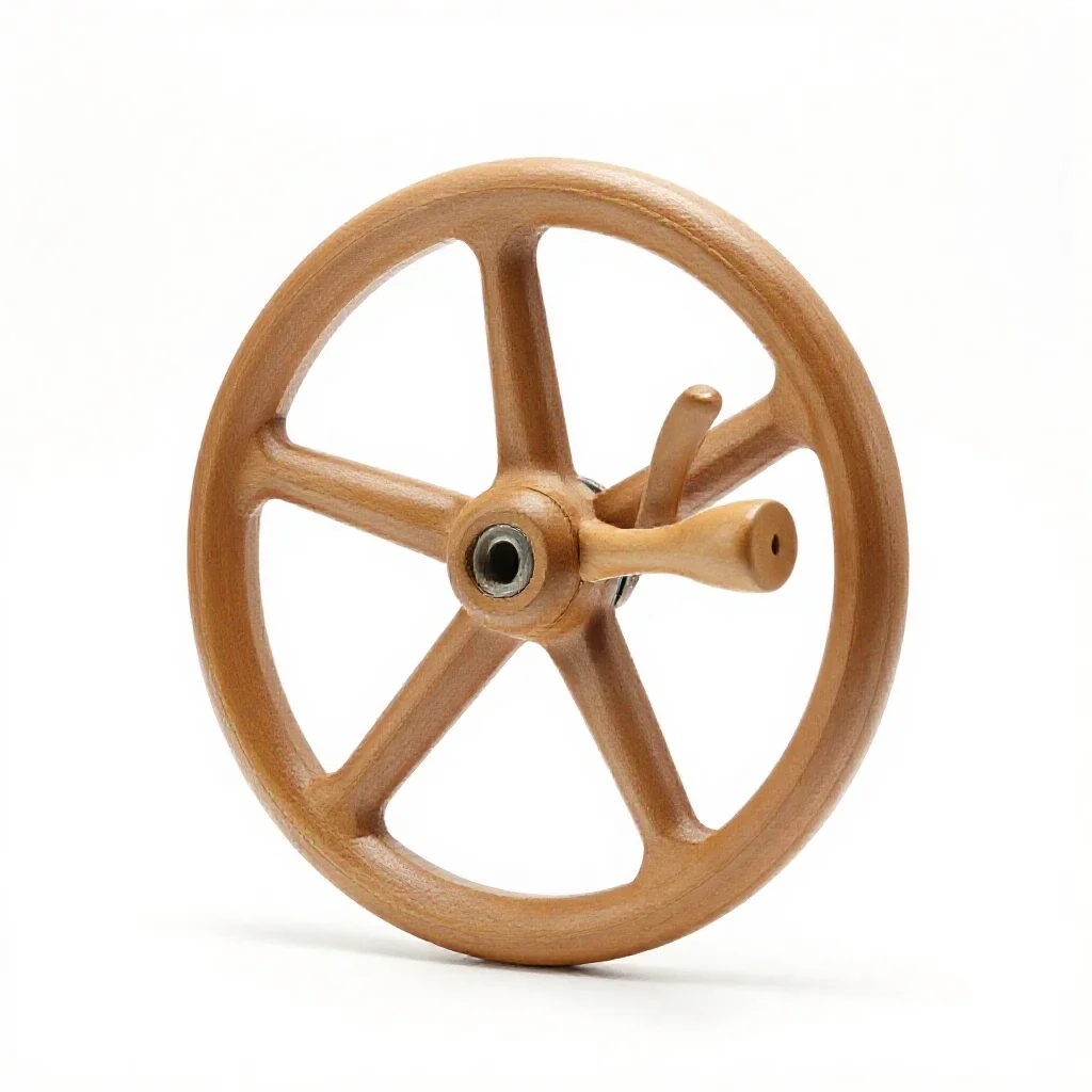Handwheel isolated on a white background