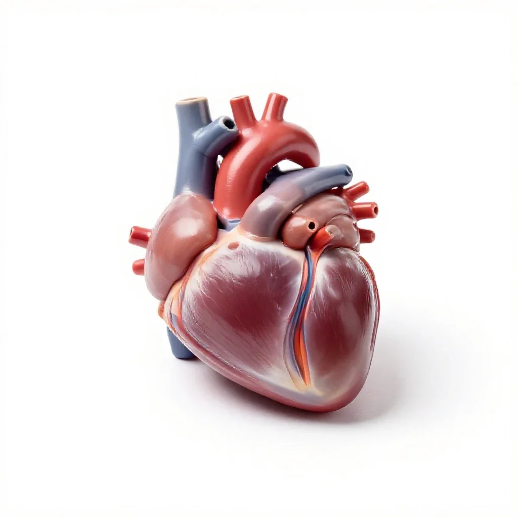 Heart valve isolated on a white background