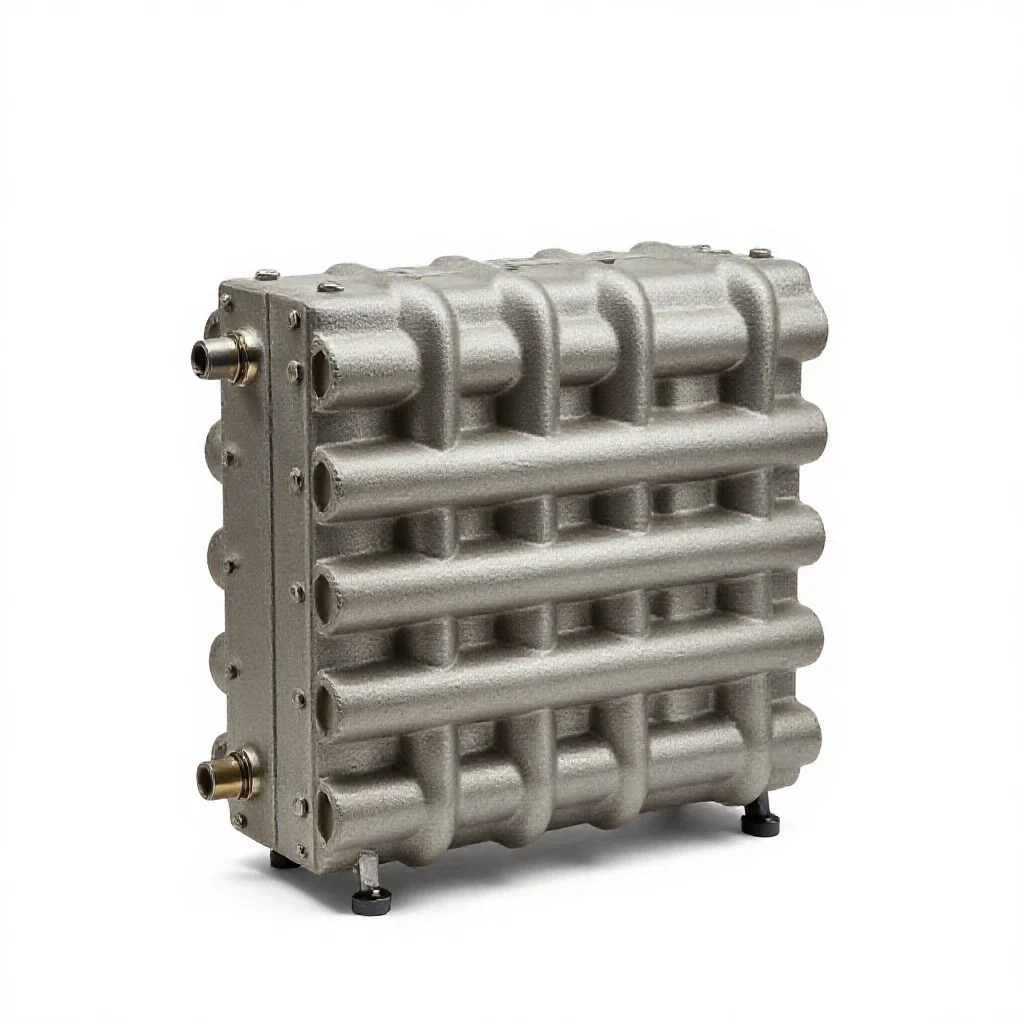 Heat exchanger isolated on a white background
