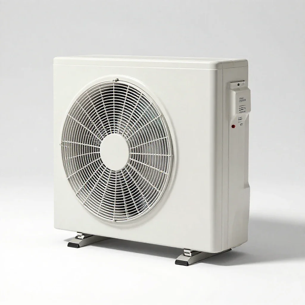 Heat pump isolated on a white background