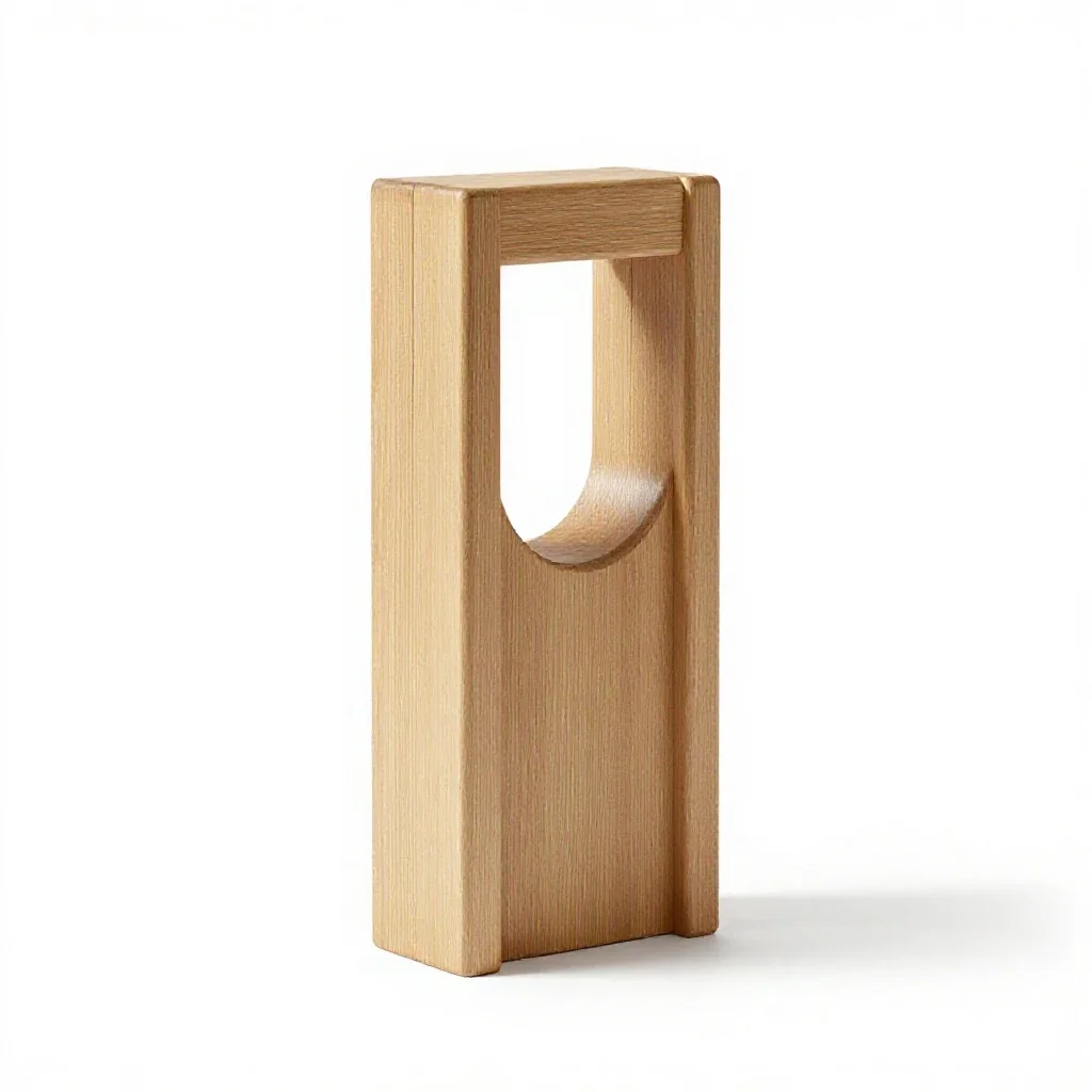 Hinging post isolated on a white background