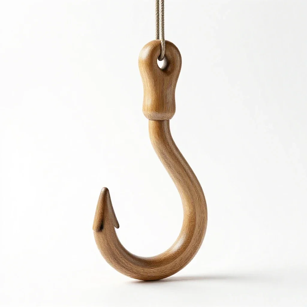 Hook isolated on a white background
