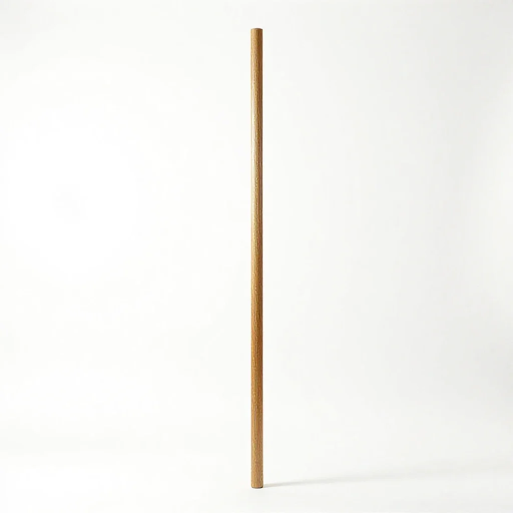 Hop pole isolated on a white background