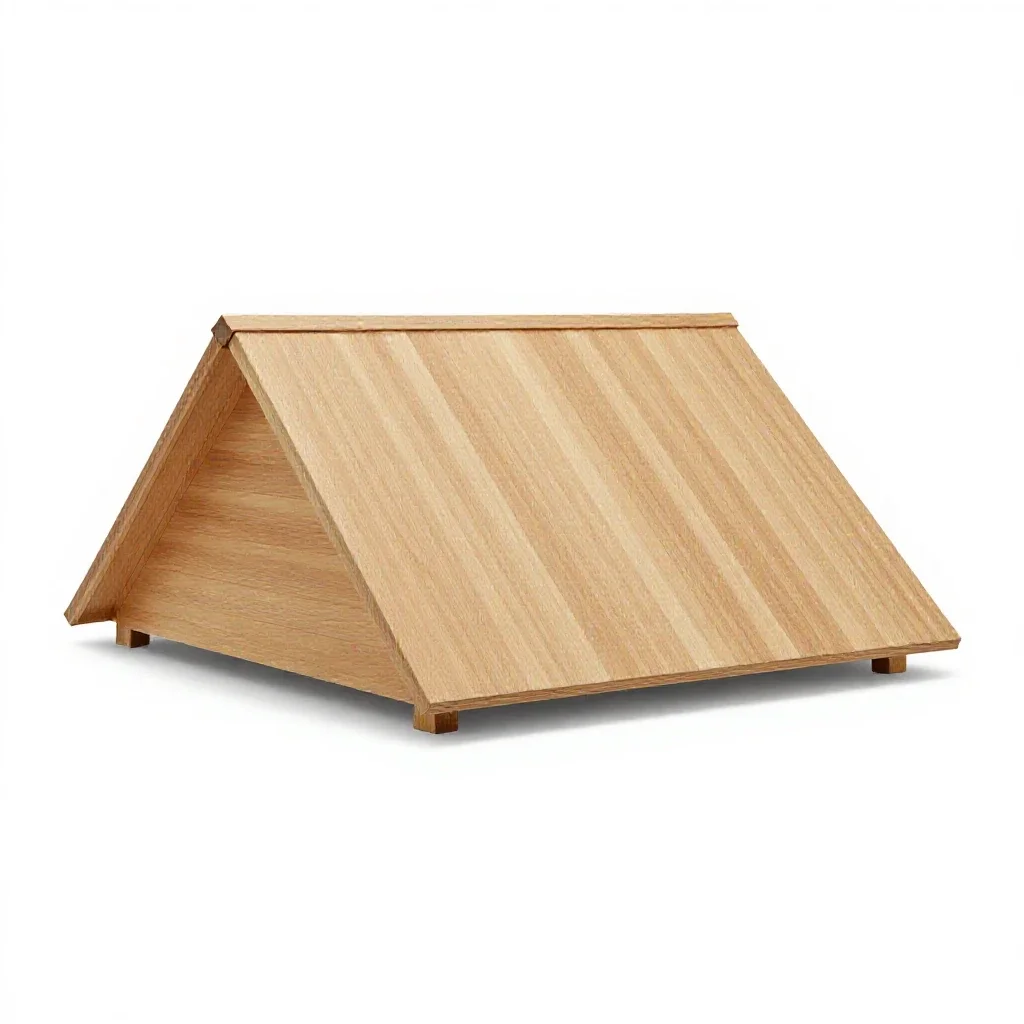 Housetop isolated on a white background