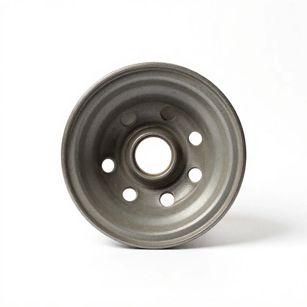 Hubcap isolated on a white background