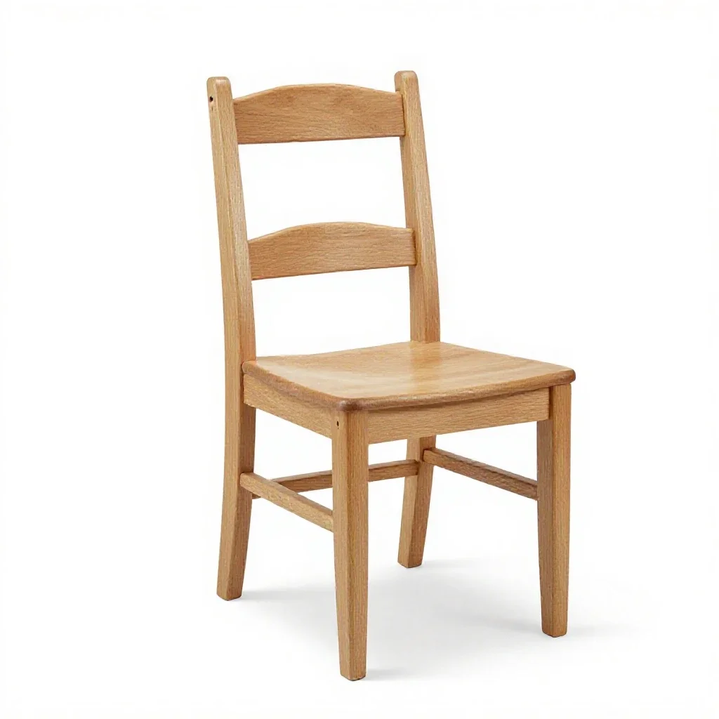 Ladder-back isolated on a white background