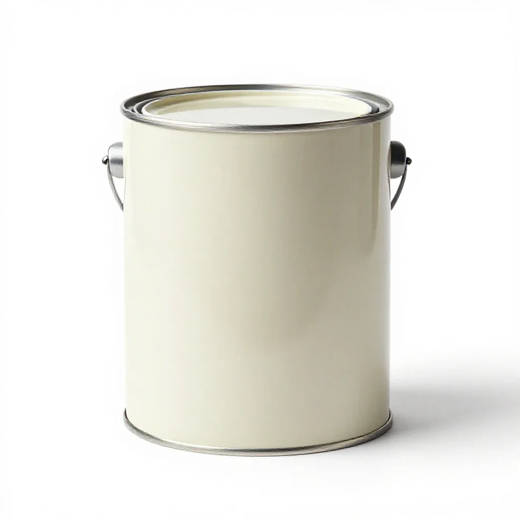 Latex paint isolated on a white background