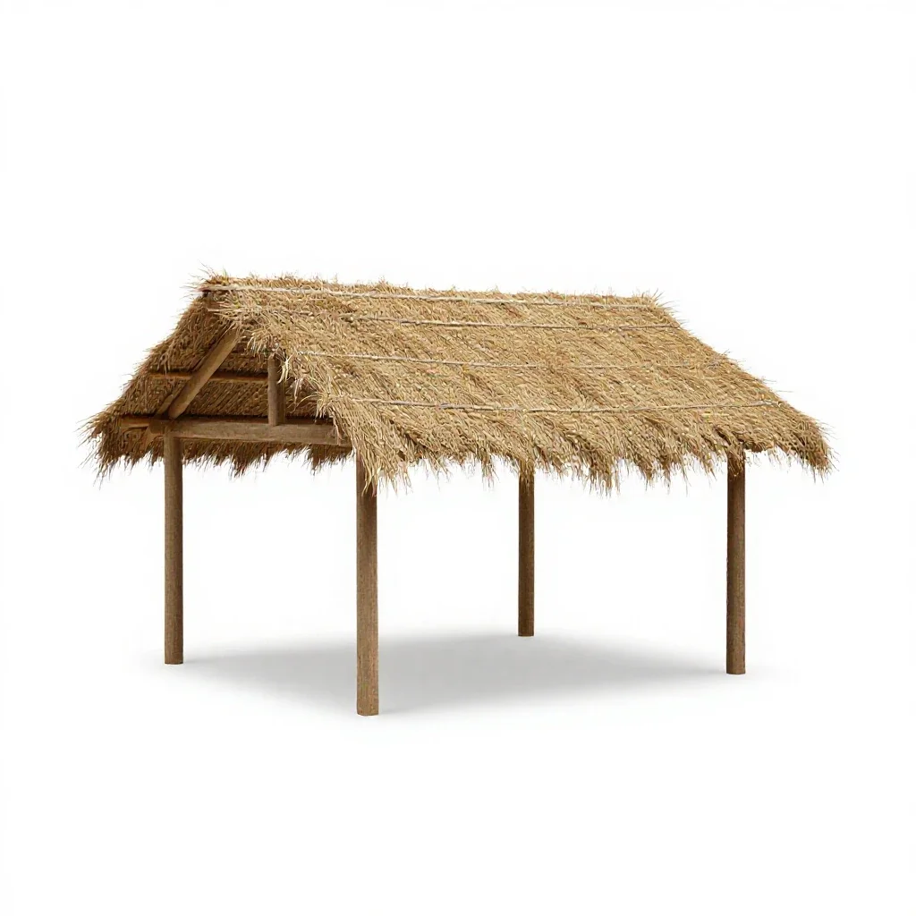 Lean-to isolated on a white background