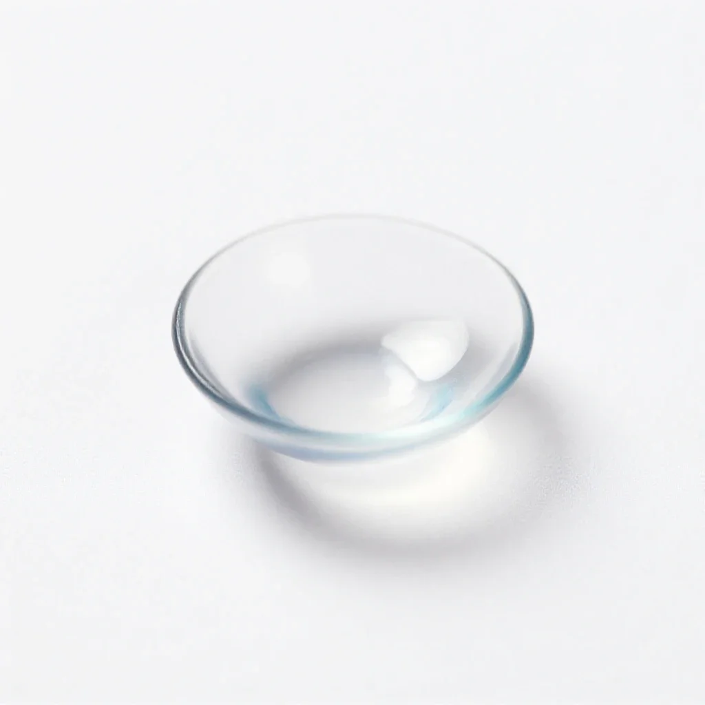 Lens implant isolated on a white background
