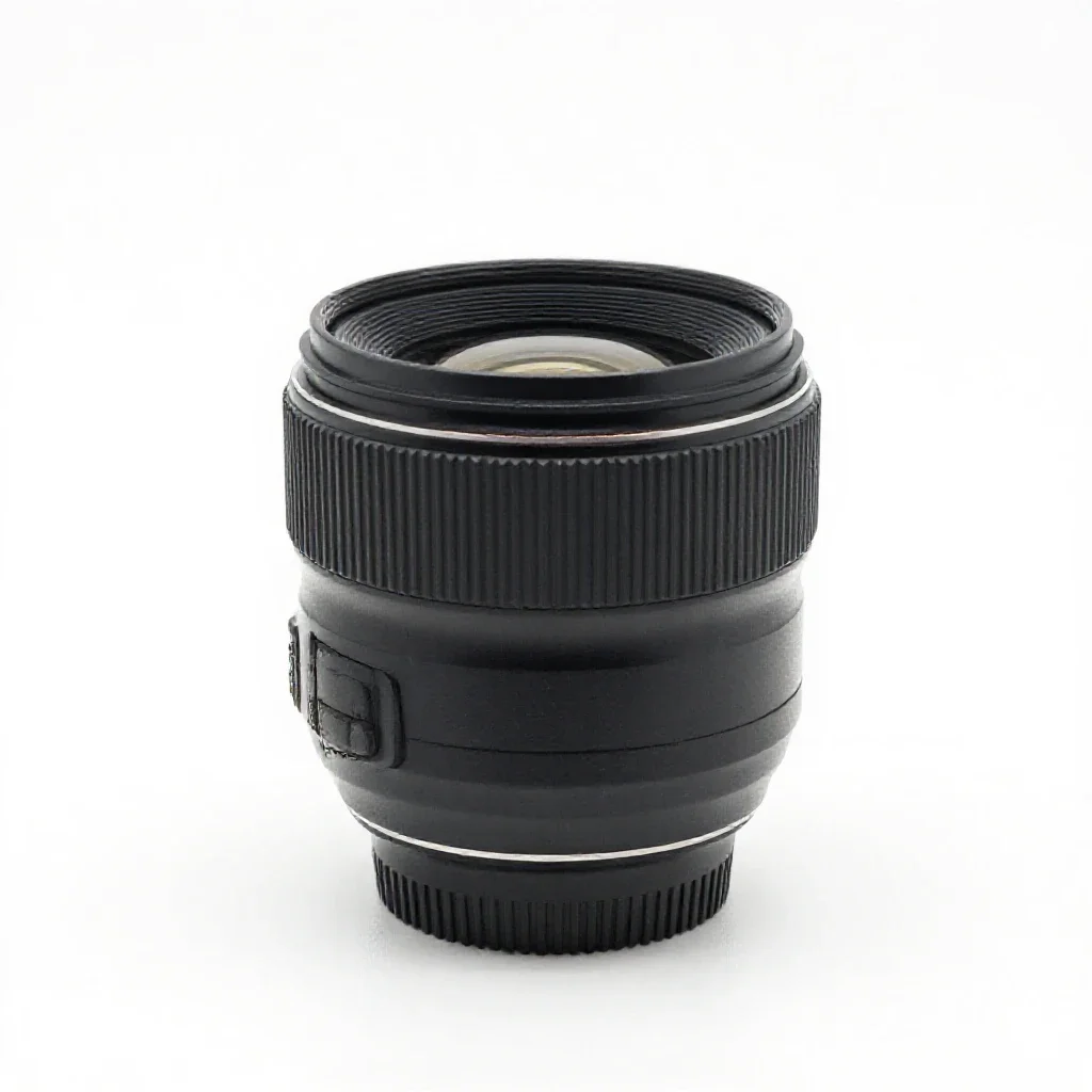 Lens isolated on a white background
