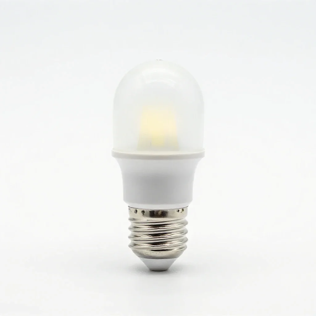 Light-emitting diode isolated on a white background