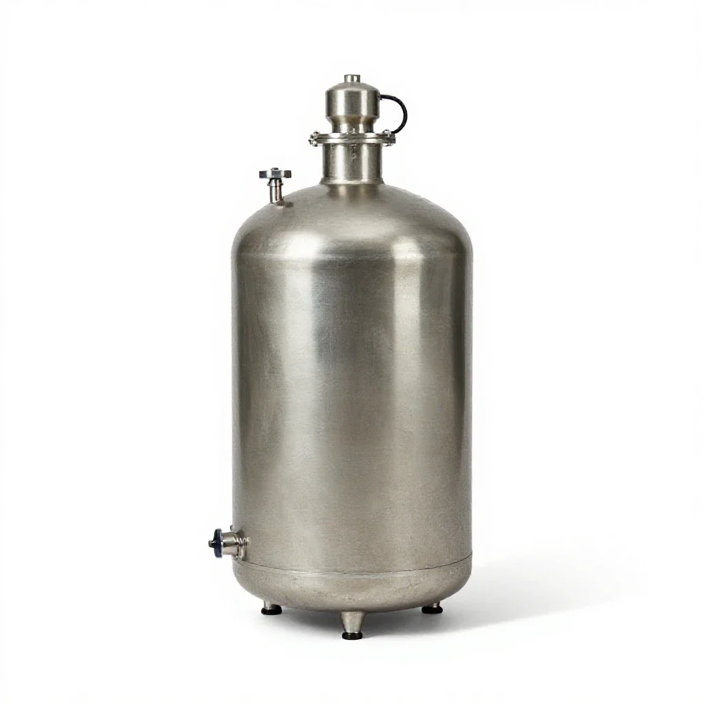Liquid metal reactor isolated on a white background
