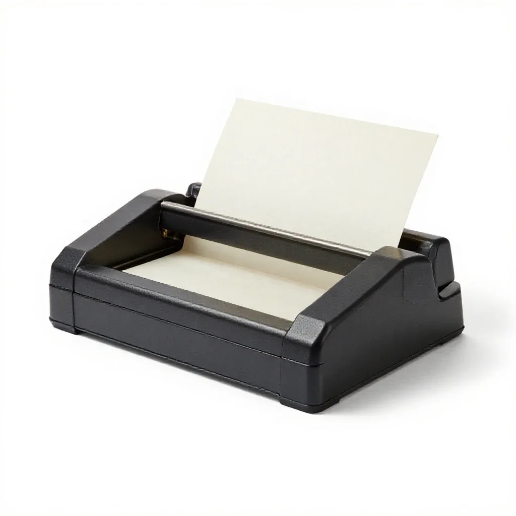 Lithograph isolated on a white background