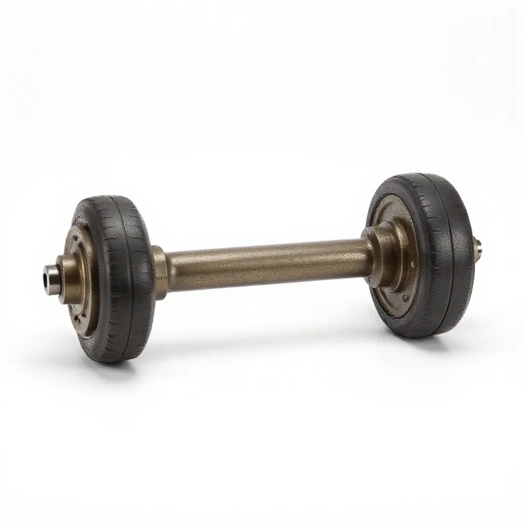 Live axle isolated on a white background