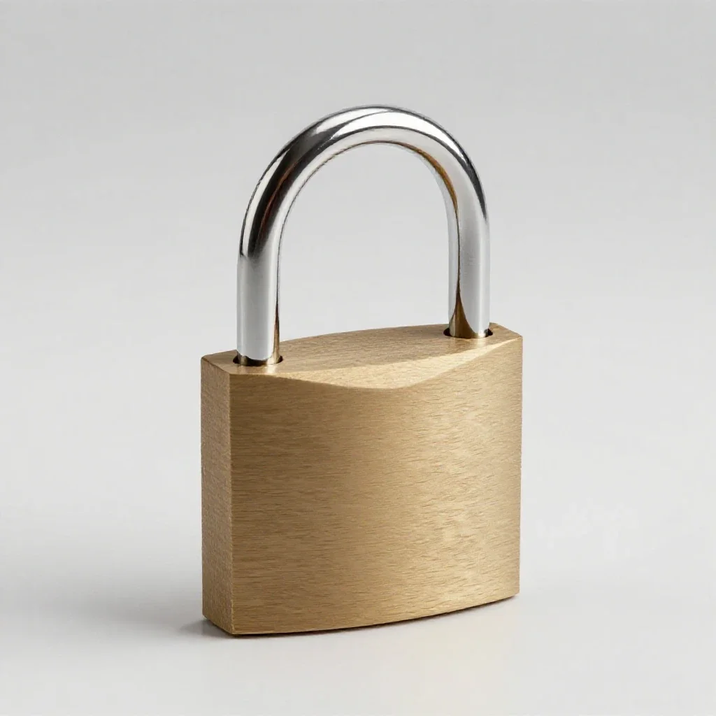 Lockage isolated on a white background