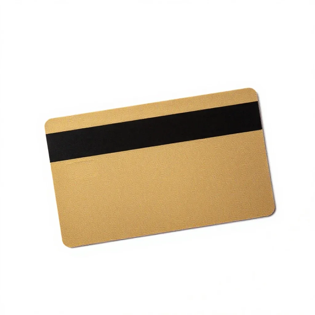 Magnetic stripe isolated on a white background