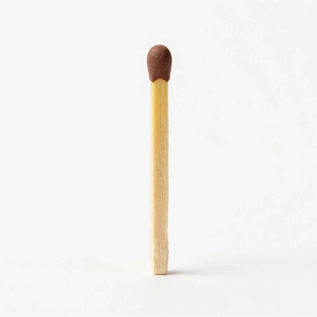 Match isolated on a white background