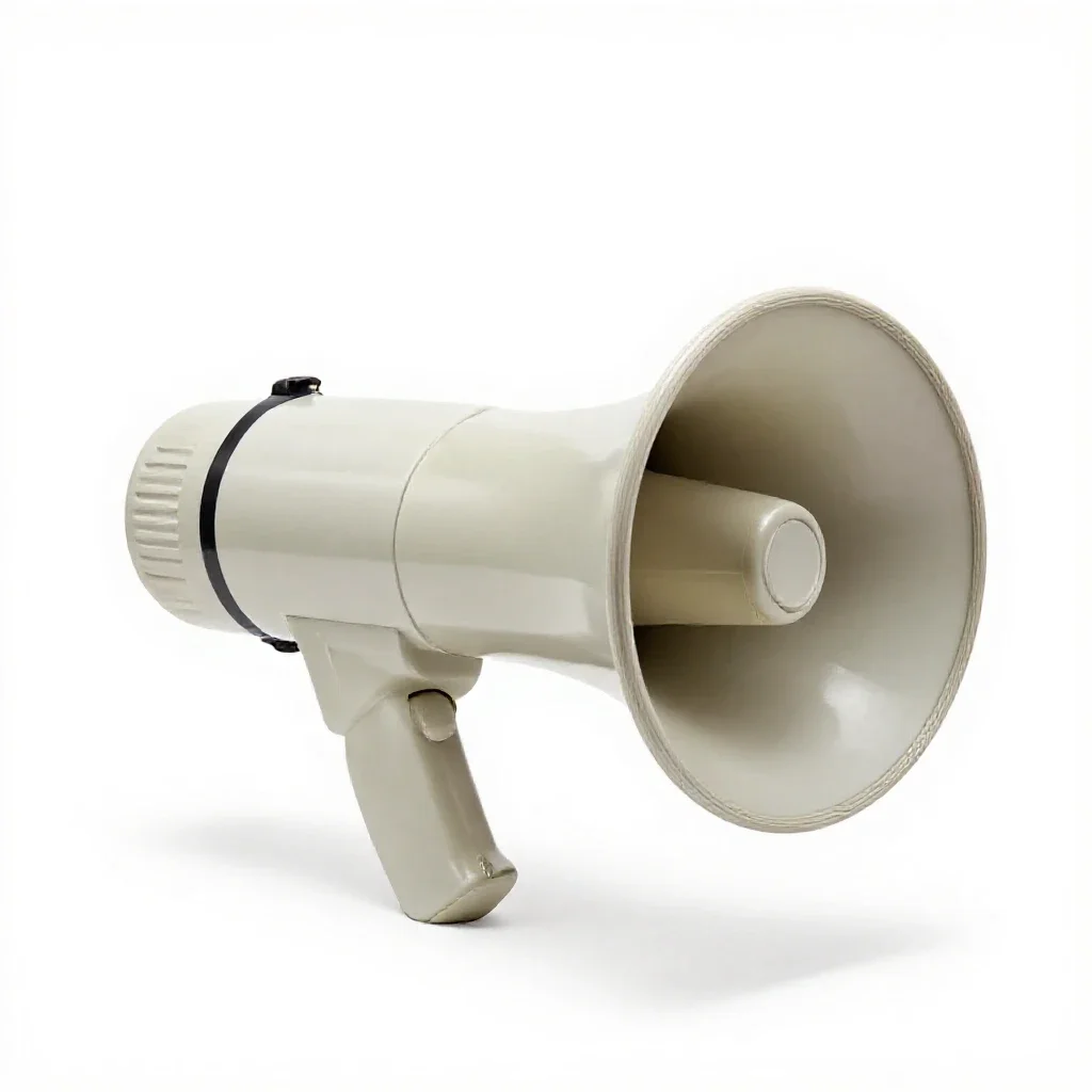 Megaphone isolated on a white background