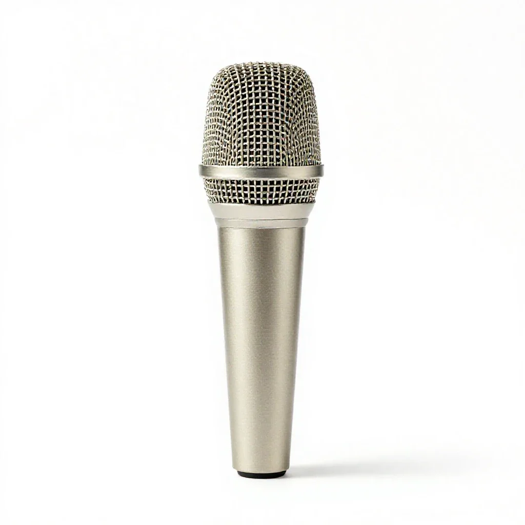 Microphone isolated on a white background