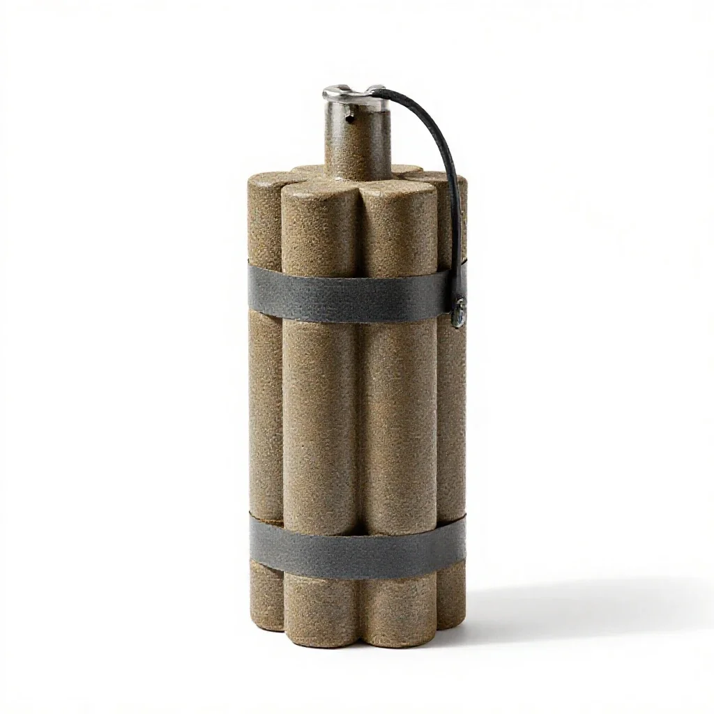 Mine isolated on a white background