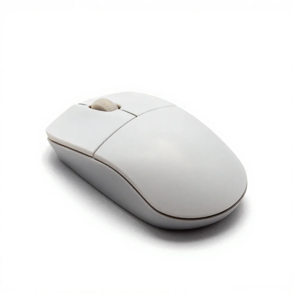 Mouse button isolated on a white background