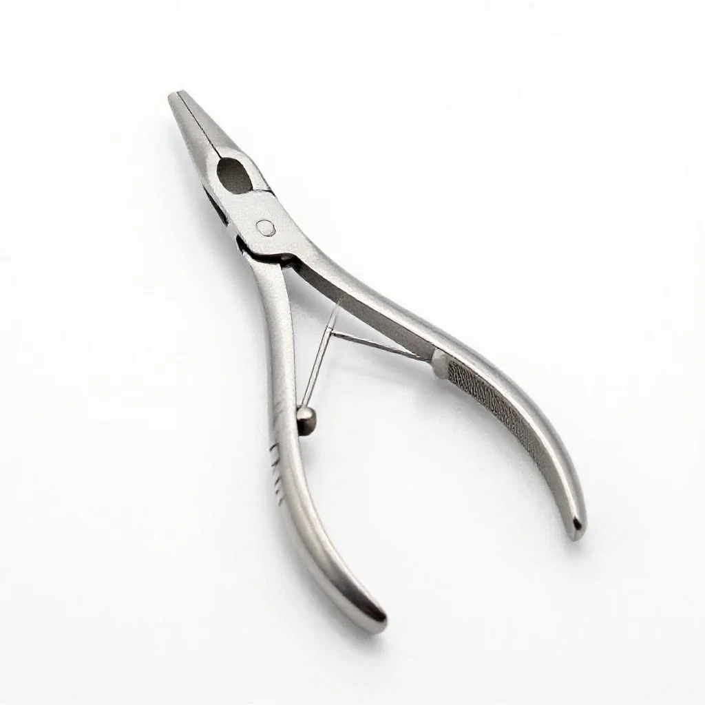 Mouse-tooth forceps isolated on a white background