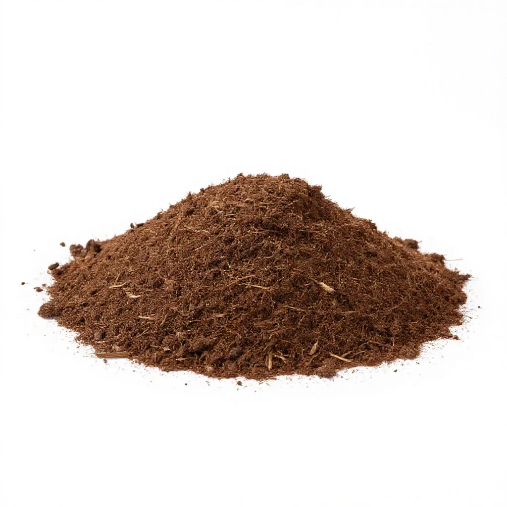 Mulch isolated on a white background