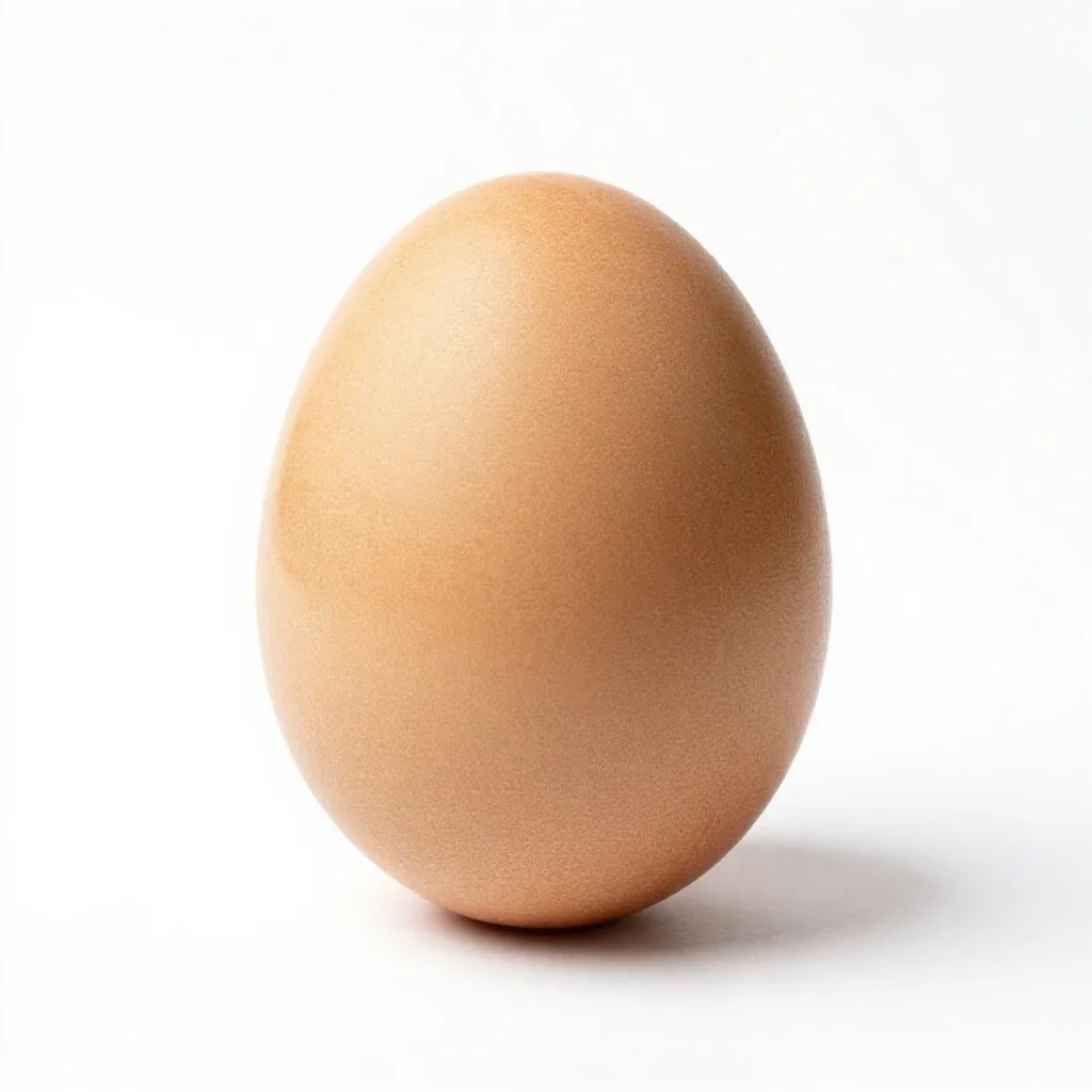 Nest egg isolated on a white background