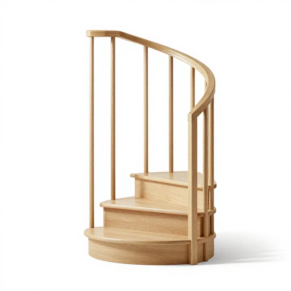 Newel isolated on a white background