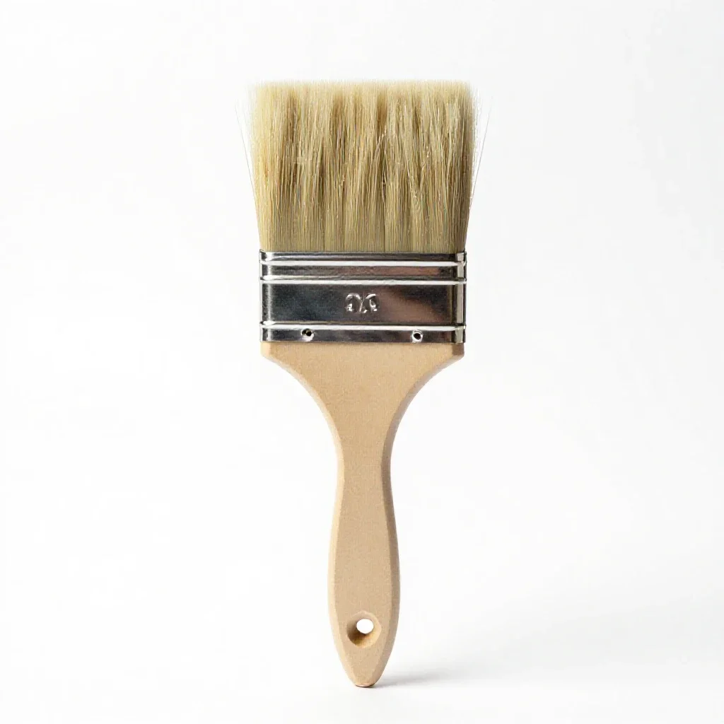 Paintbrush isolated on a white background