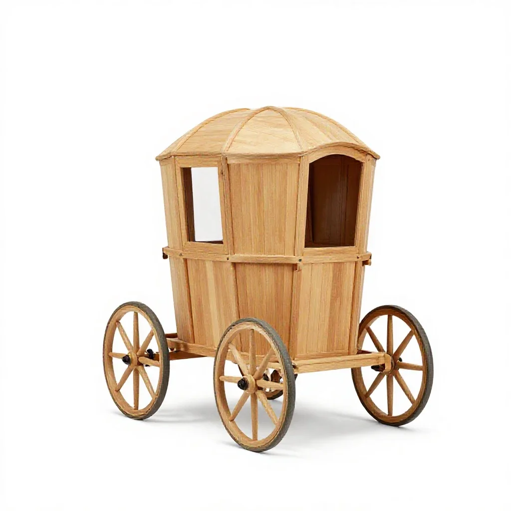 Palanquin isolated on a white background