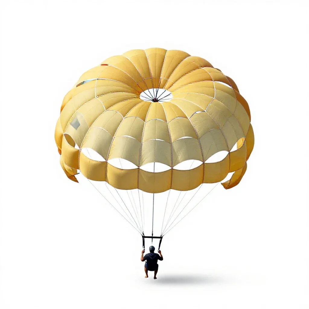 Parasail isolated on a white background