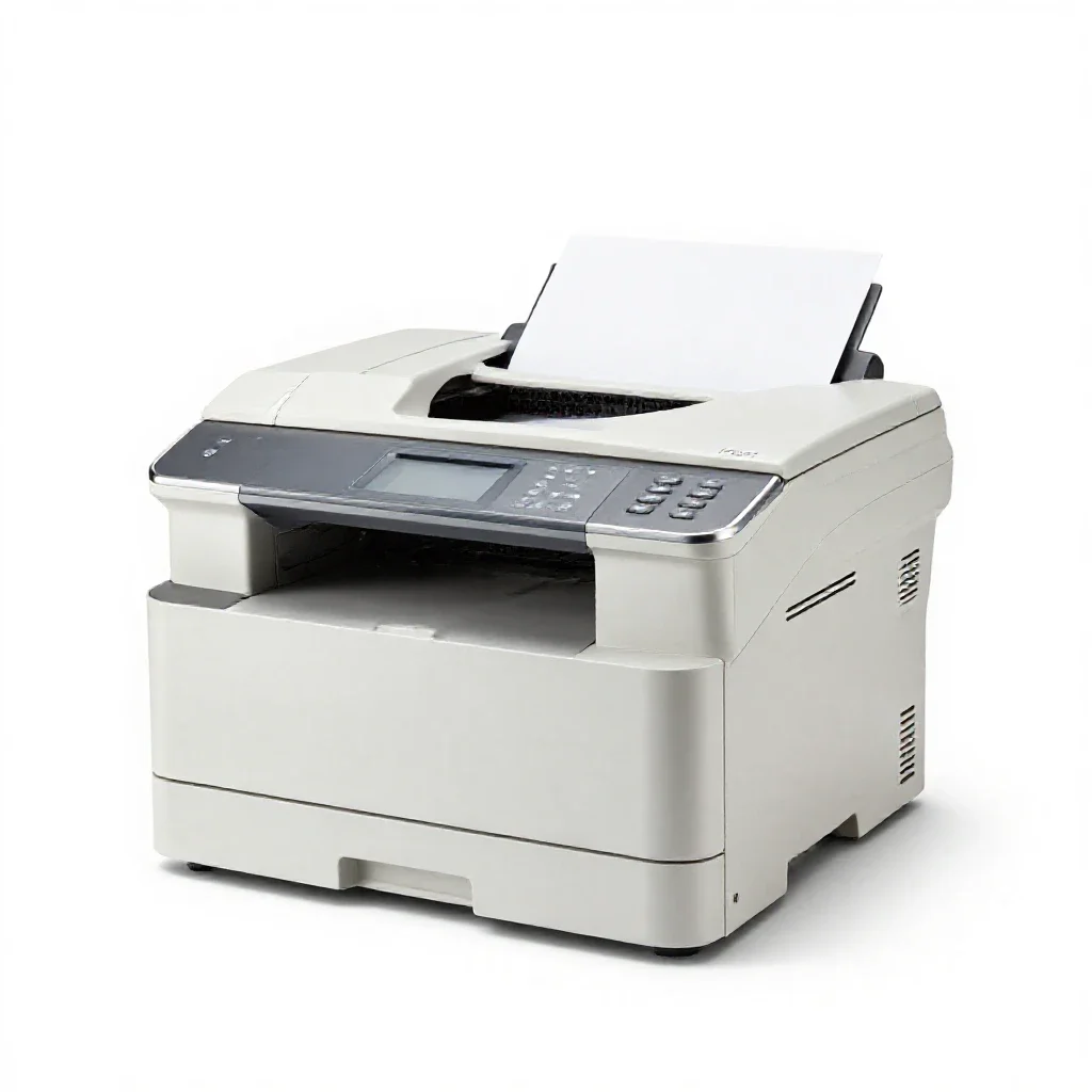 Photocopier isolated on a white background