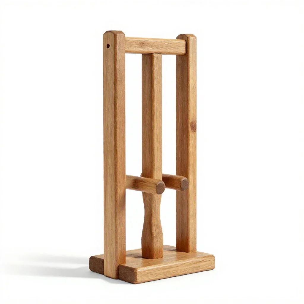 Pillory isolated on a white background