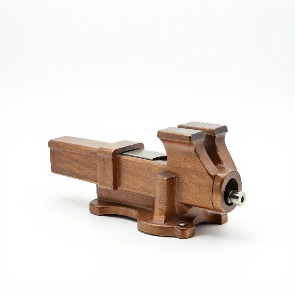 Pipe vise isolated on a white background