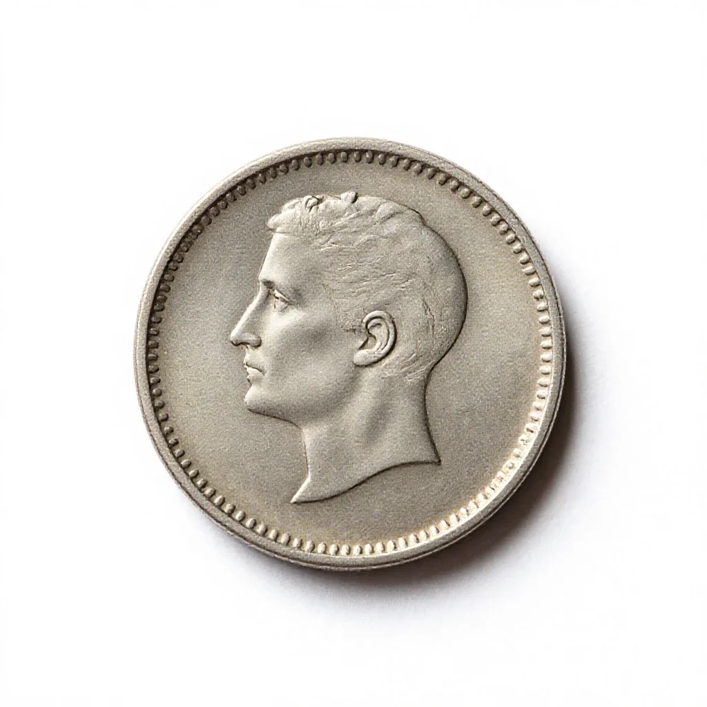 Planchet isolated on a white background
