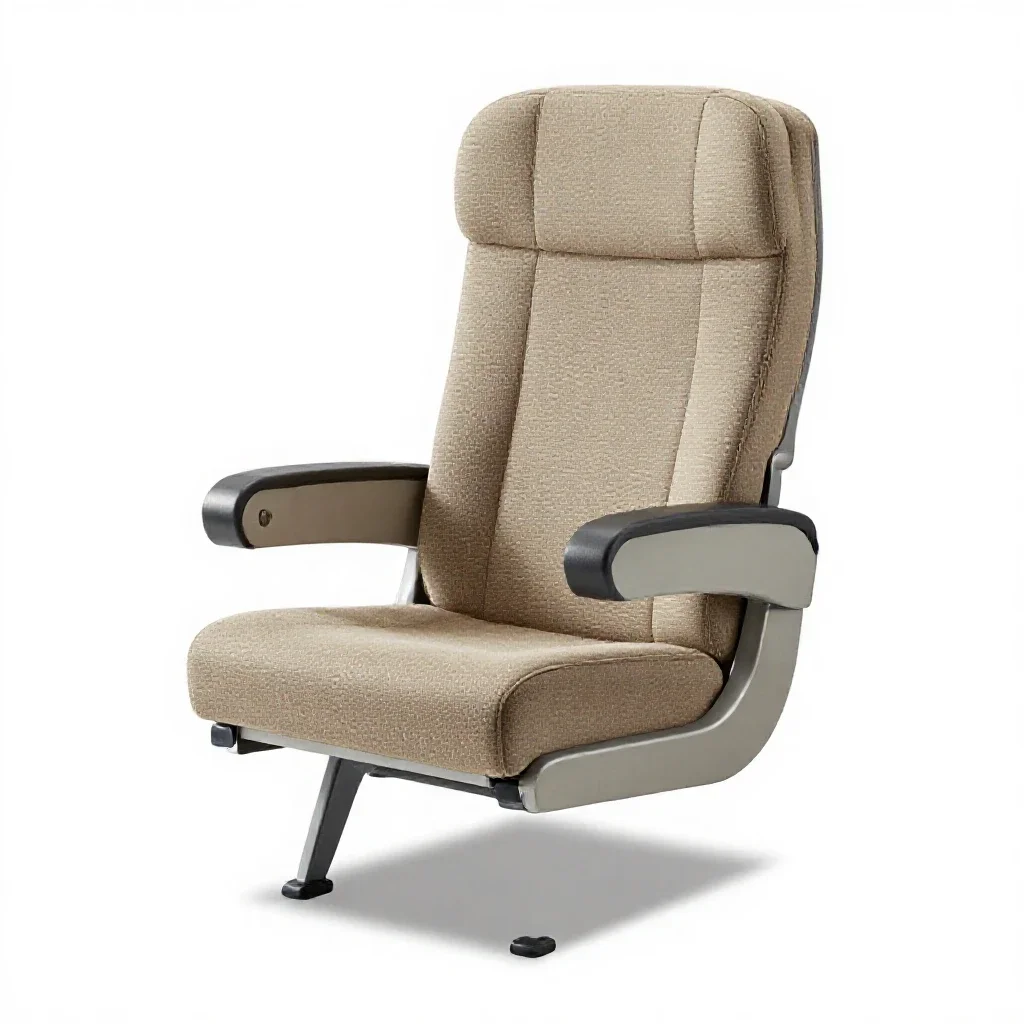 Plane seat isolated on a white background