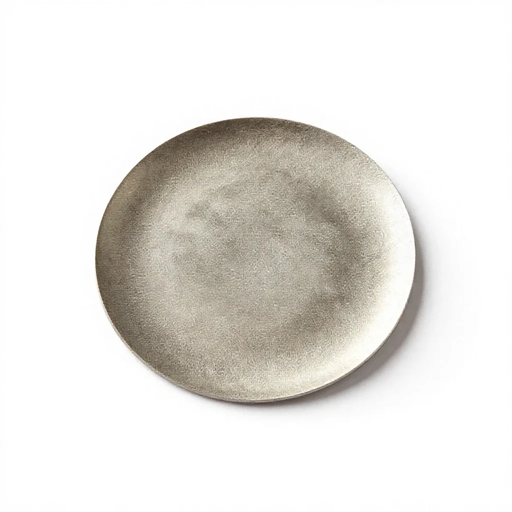Plating isolated on a white background