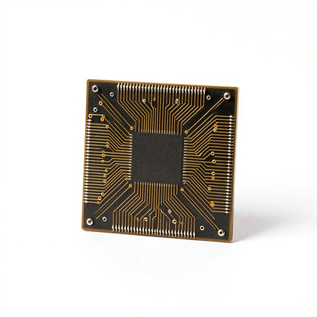 Printed circuit isolated on a white background