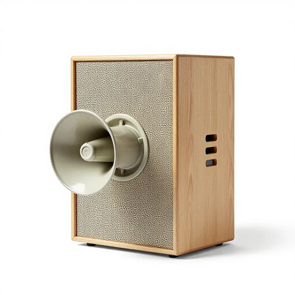 Public address system isolated on a white background