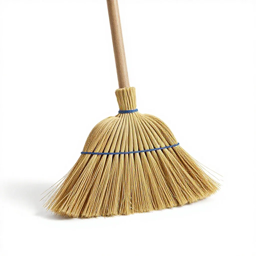 Push broom isolated on a white background