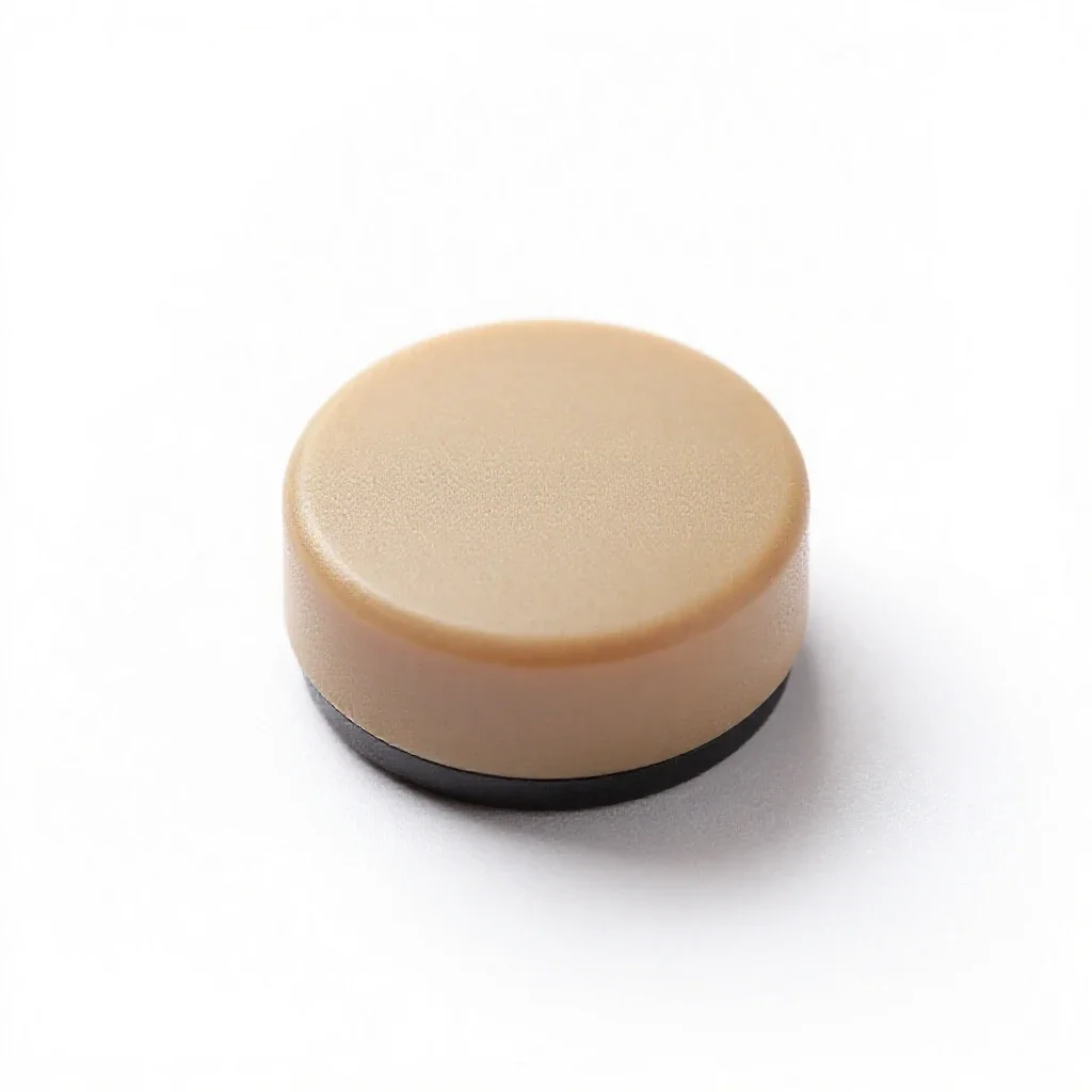 Push button isolated on a white background