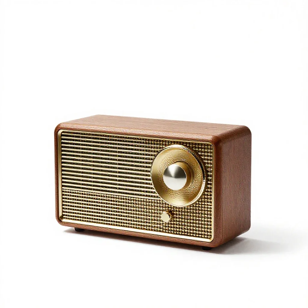 Radio isolated on a white background