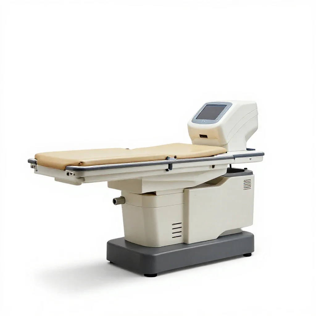 Radiotherapy equipment isolated on a white background