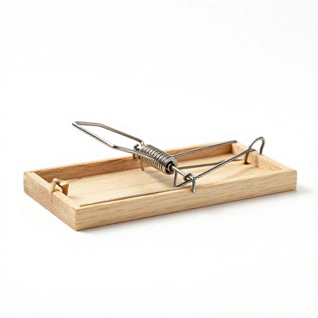 Rattrap isolated on a white background