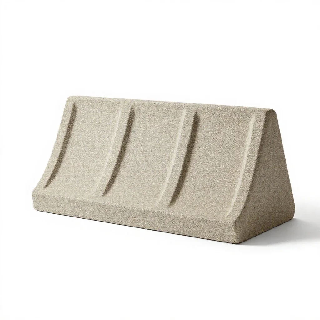 Revetment isolated on a white background