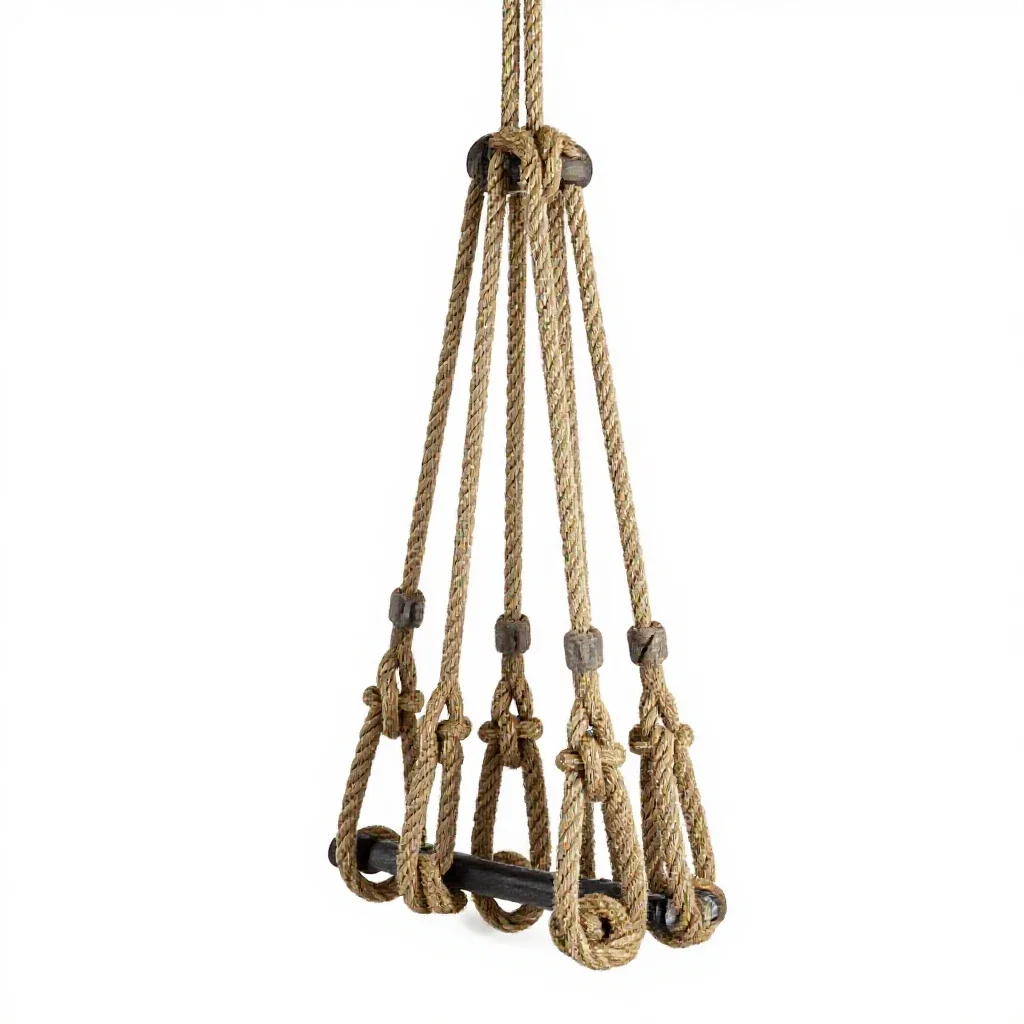 Rigging isolated on a white background
