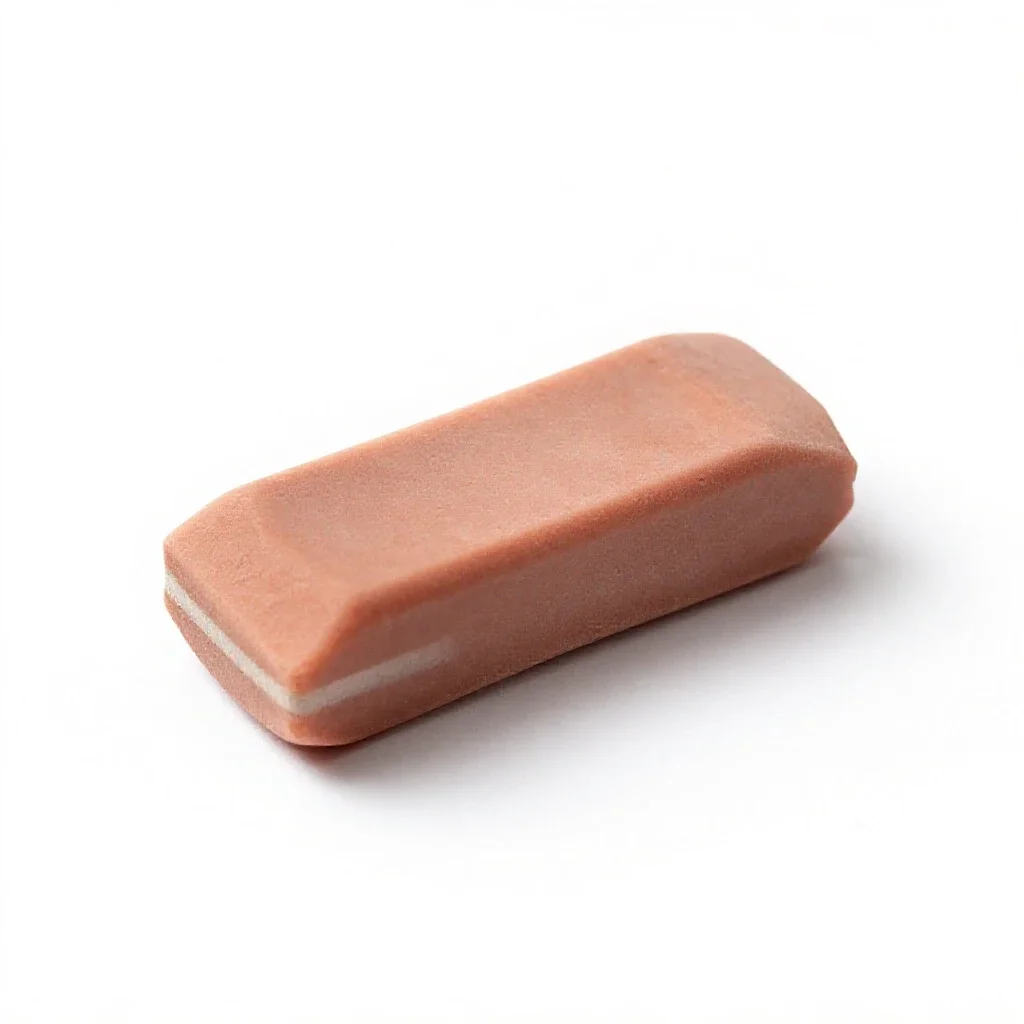 Rubber eraser isolated on a white background