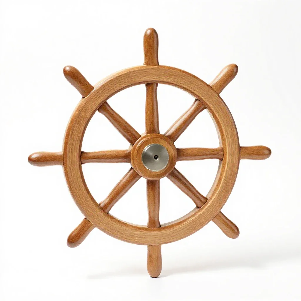 Rudder isolated on a white background