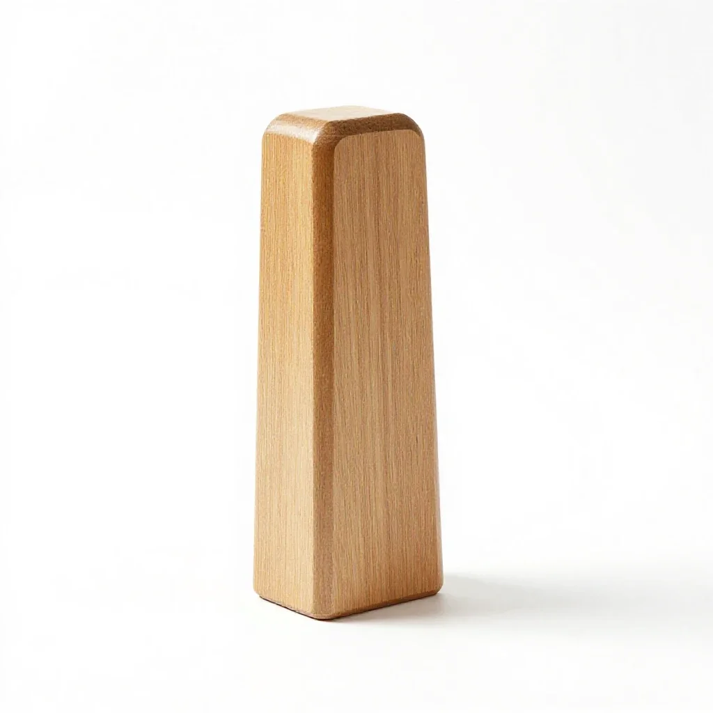 Rudderpost isolated on a white background